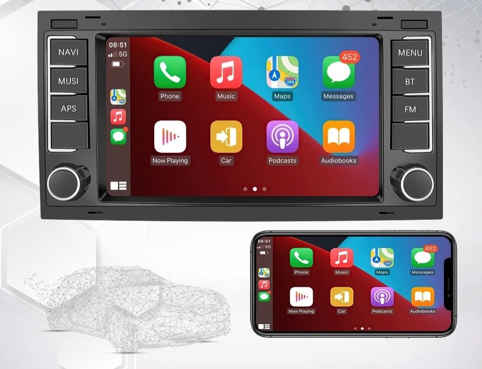 Radio nawigacja VW MULTIVAN  TOUAREG   Android auto