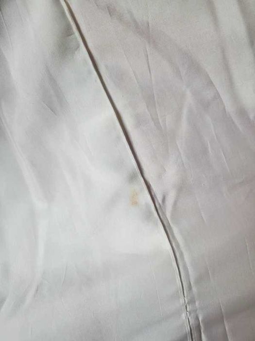 Czerwone kimono komon japońskie jedwabne kwiaty momiji awase