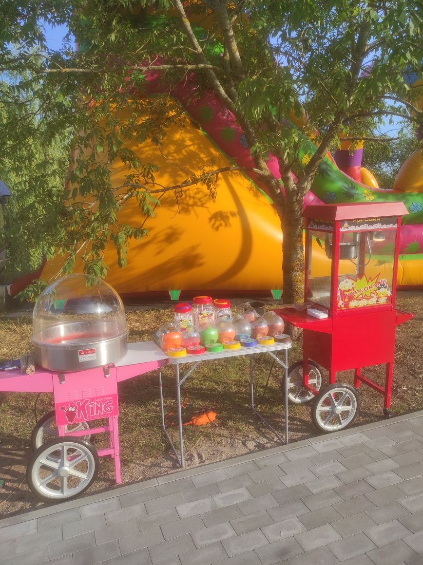 Dmuchańce, wata cukrowa, pop corn Promocja