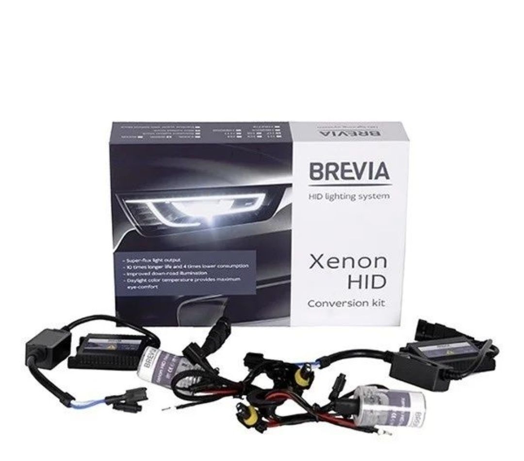 Корейський ксенон BREVIA (H1,H3,H4,H7,H11 4300К,5000K,6000K) 12V-24V