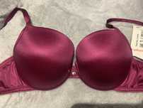 Nowy biustonosz Trendy Push-up WHUM rozmiar 75c, kolor wino/amarant