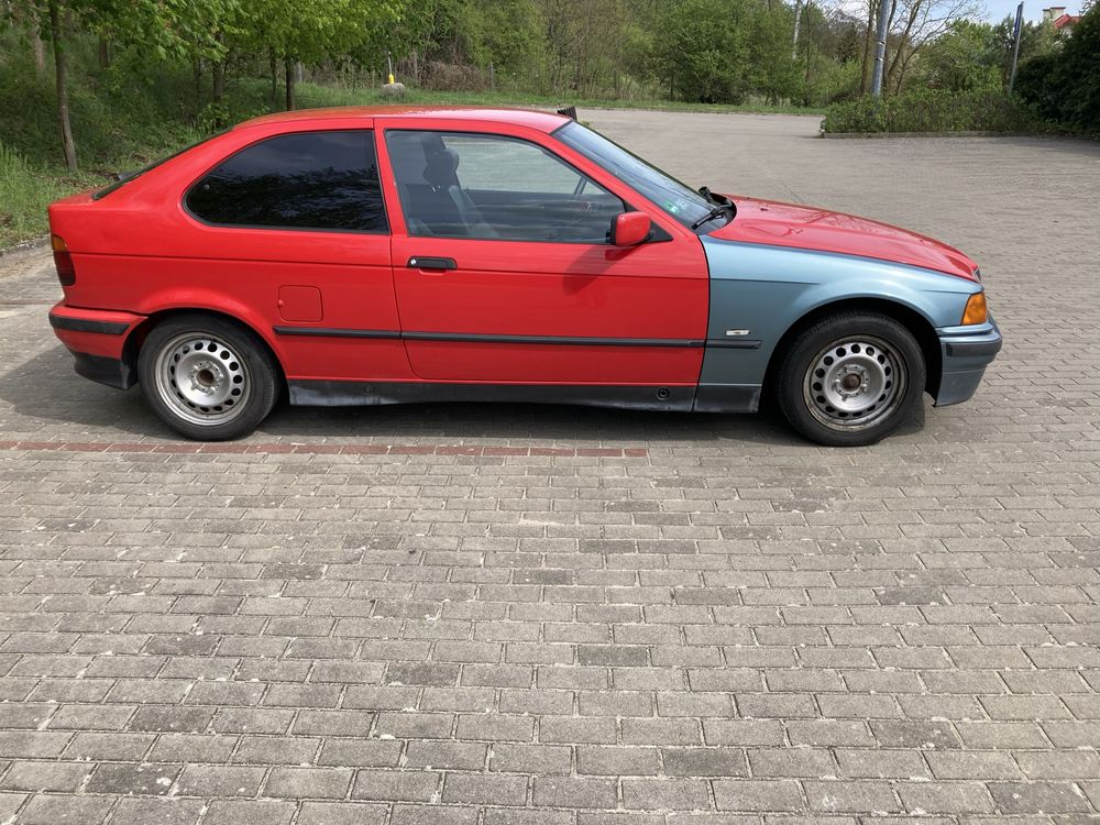 BMW E36 1.6, 323ti, 2.5, m52b25, drift, hellrot, gruz, kompot, compact