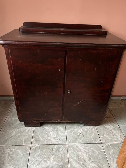 Szfka drewniana z lat 60tych typu pomocnik