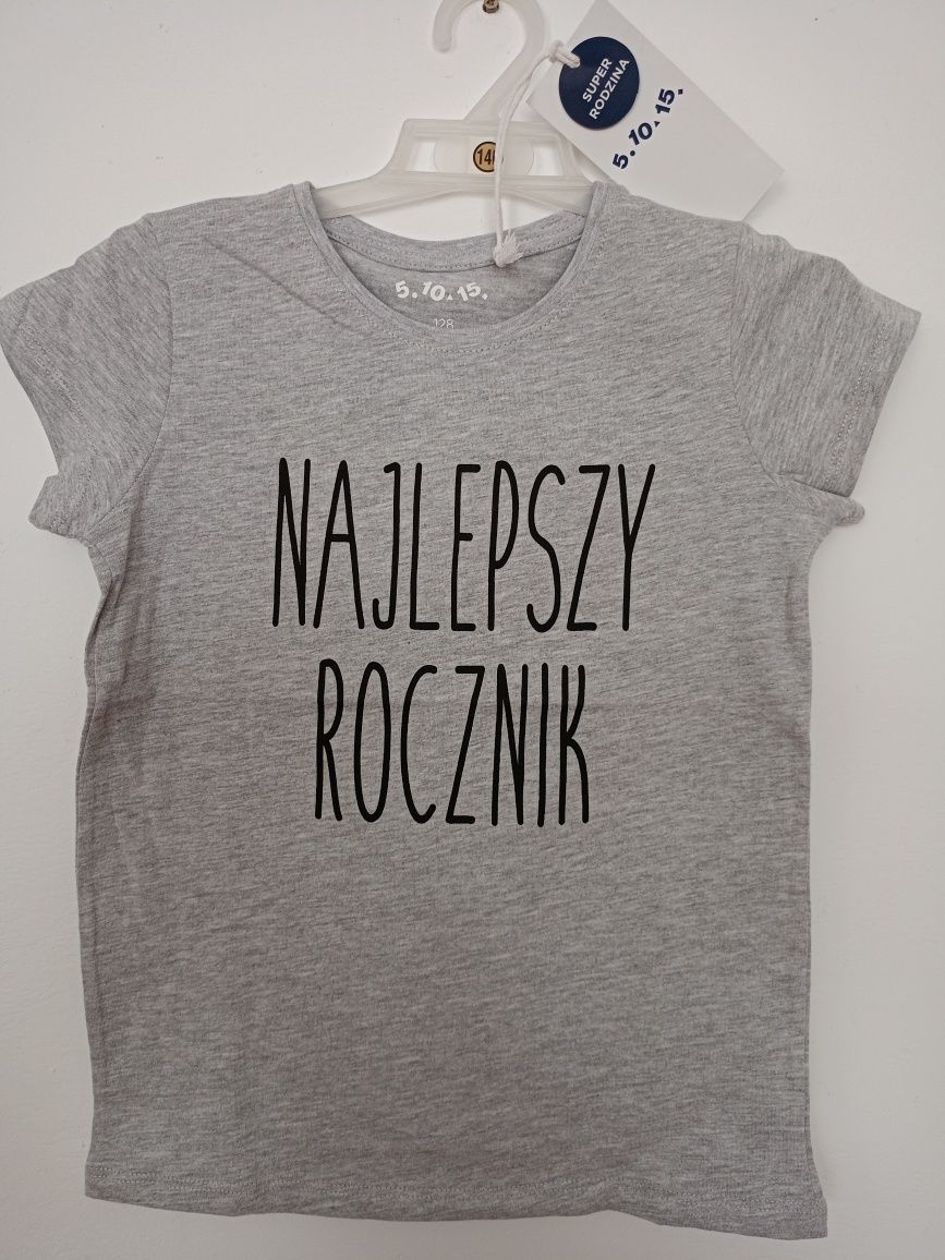Koszulka t-shirt dziecięcy rozm 128