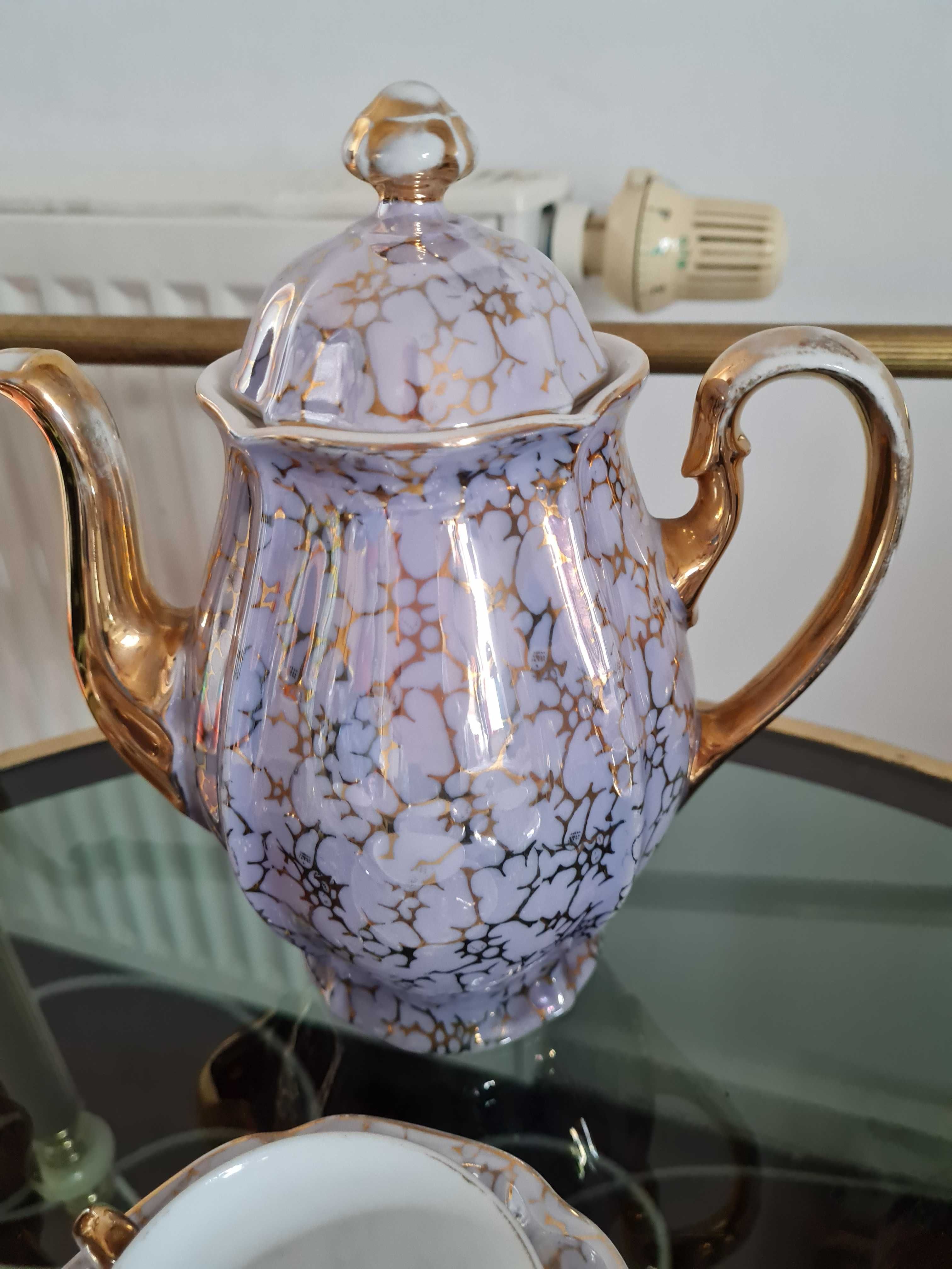 Porcelana Ćmielów, zestaw do kawy z lat 30 tych.