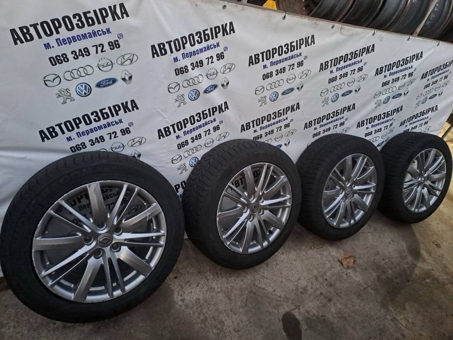 Колеса диски узборі 5х114.3 R17 Рено Меган 3