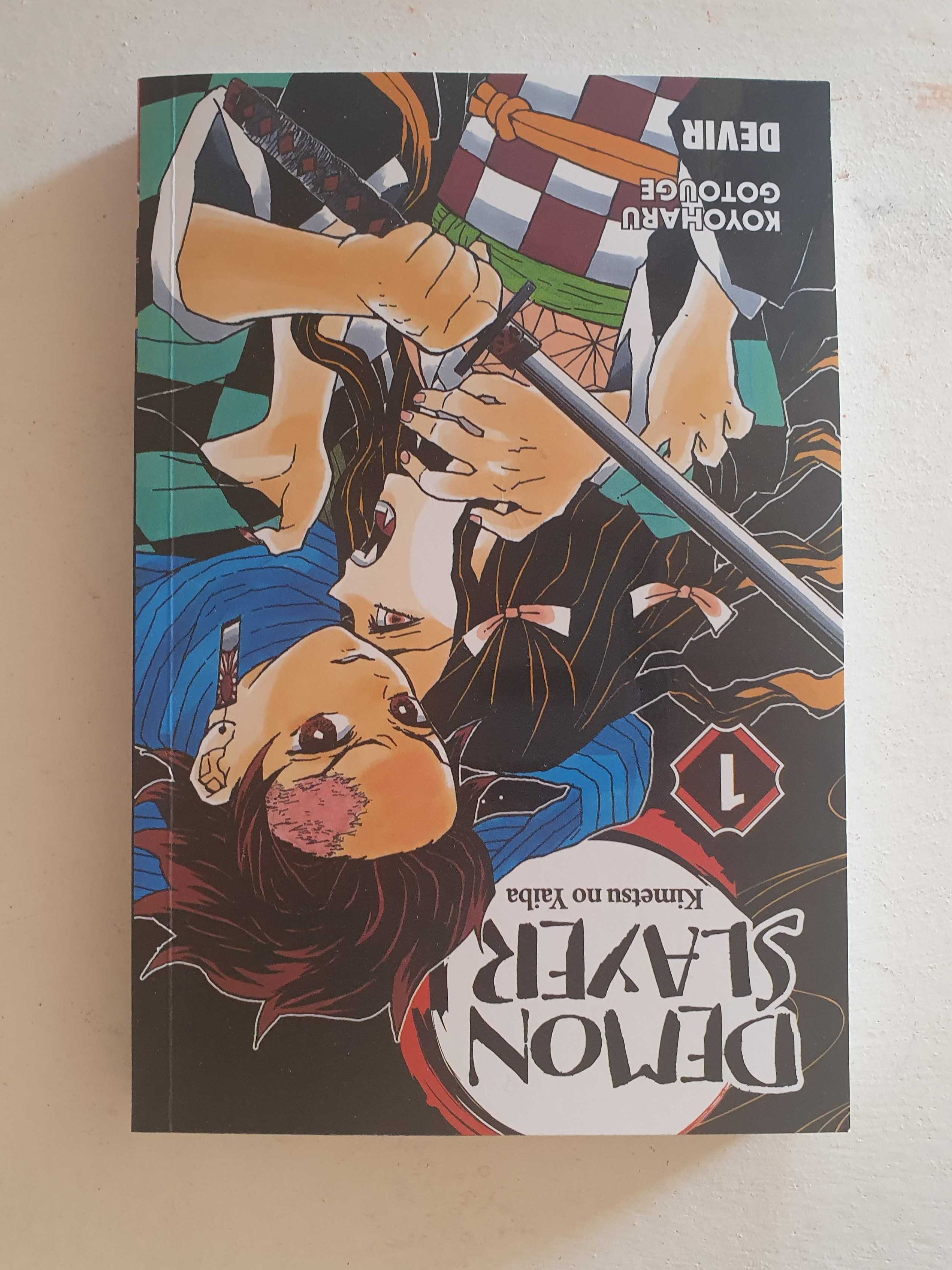 Death Note volume 1 e 2/ Demon Slayer volume 1