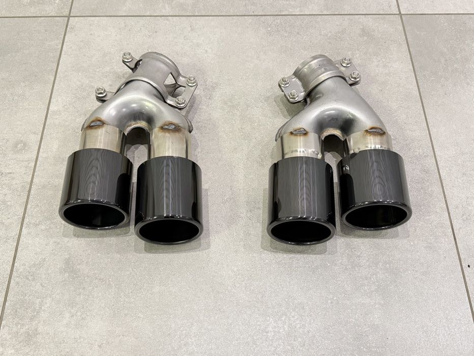 Насадки на вихлопні труби M5 стиль BMW G30 / G31 2017 - 2023 чорні