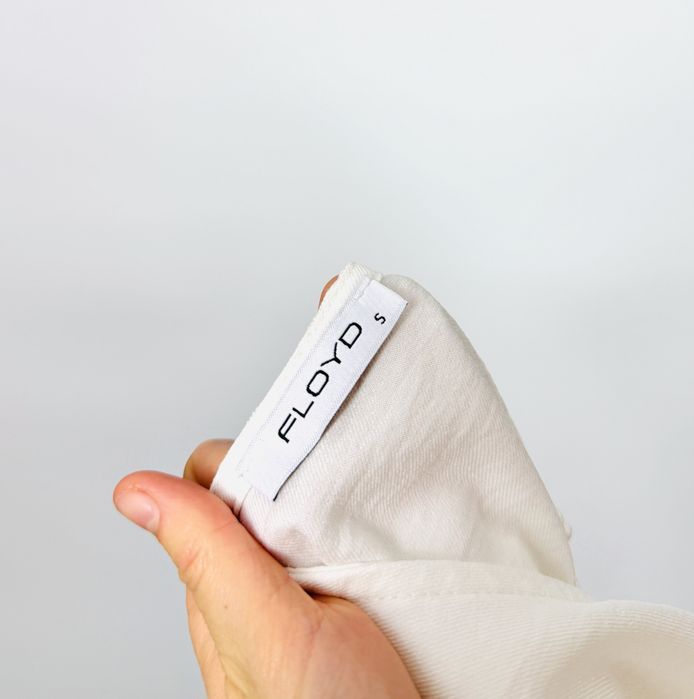 Elegancka biała bluzka z długim rękawem S 36 Floyd