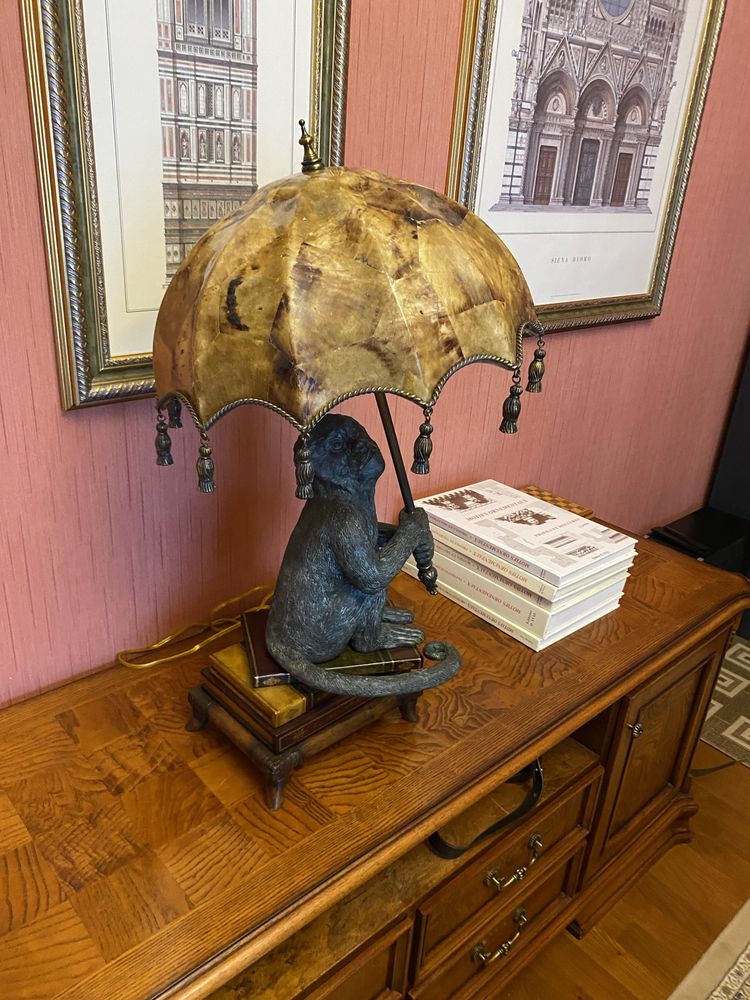 Настольный светильник, торшер Maitland-Smith PARASOL MONKEY LAMP