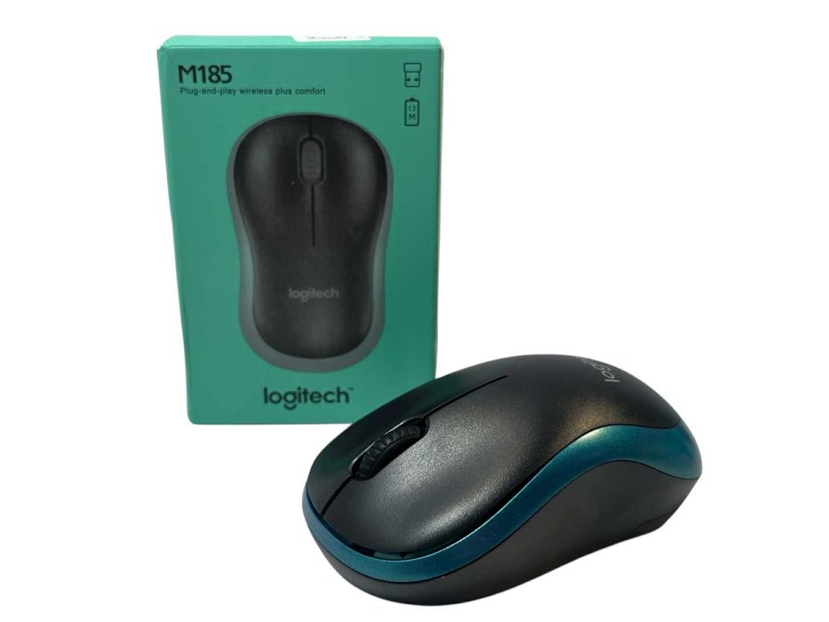 Bezprzewodowa Myszka Logitech M185 (niebieska) - Nowa