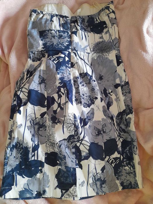 Vestido cai cai azul