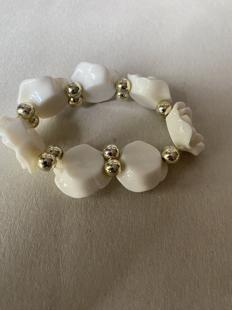 Pulseira Branca Vintage