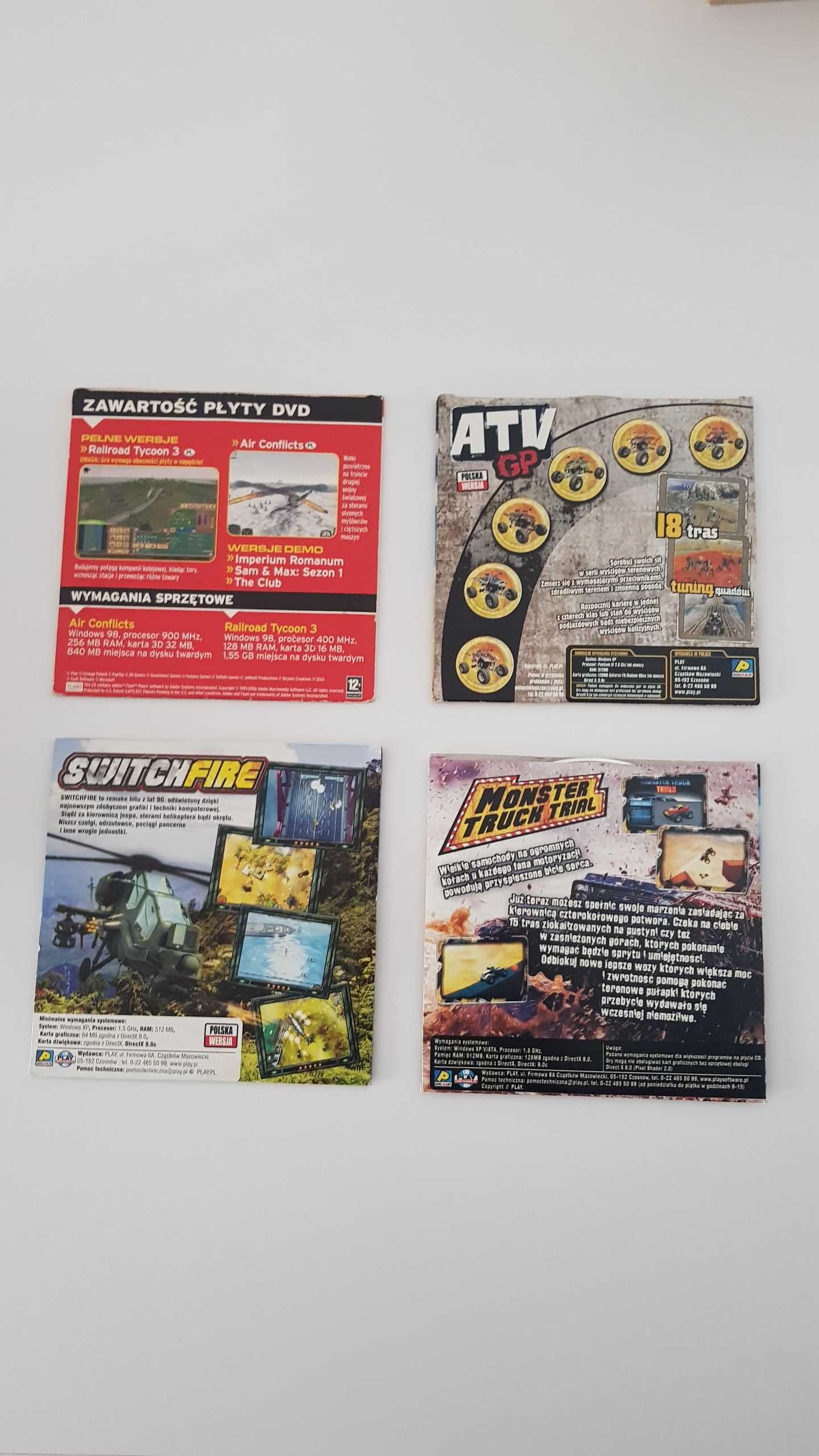 Air Conflicts - Railroad Tycoon 3 - Zestaw 16 gier PC