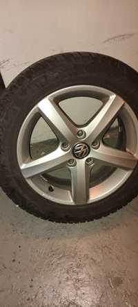 Koła opony zimowe alufelgi oryginalne VW Golf 7 VW T Rock 5x112 4 sztu