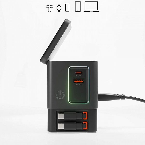 Stacja ładująca SBS Power Dock 6w1 z MagSafe, podstawką i kablami USB-