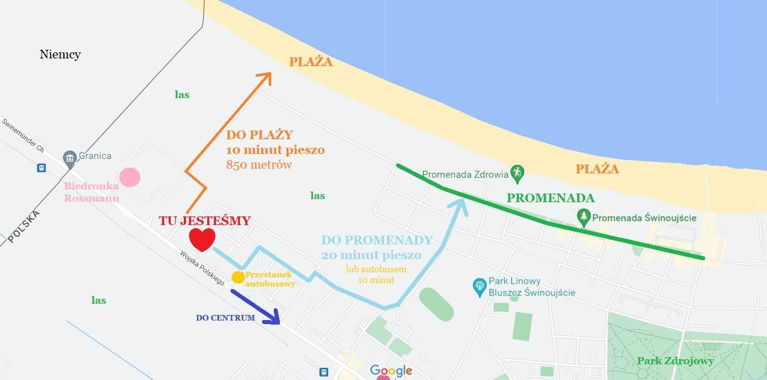 WOLNY POKÓJ GOŚCINNY 1-11 sierpnia Świnoujście wczasy urlop wakacje