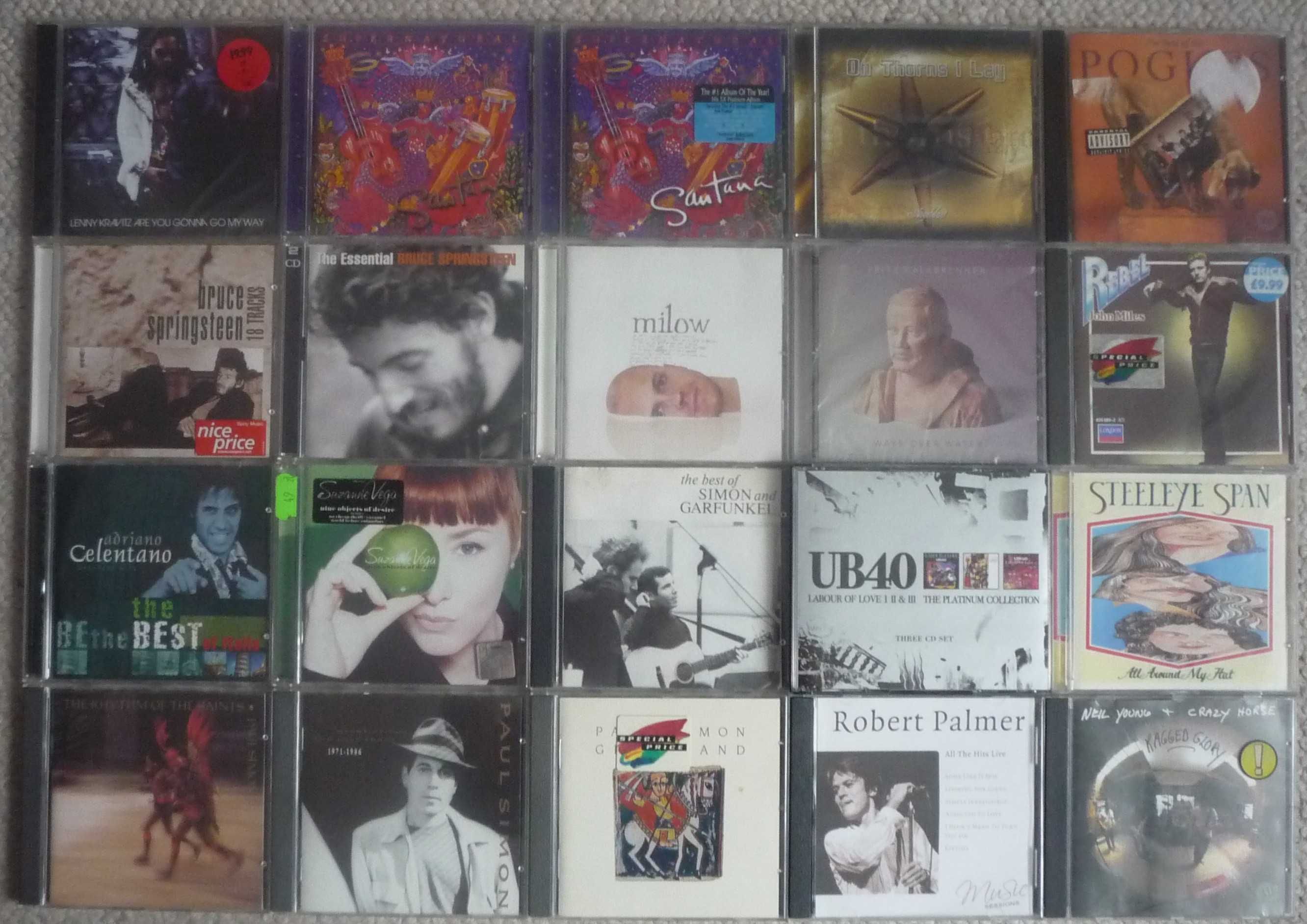 Kraftwerk, Beatles, Genesis, Hackett, G'n'R, Free - zestaw 72xCD
