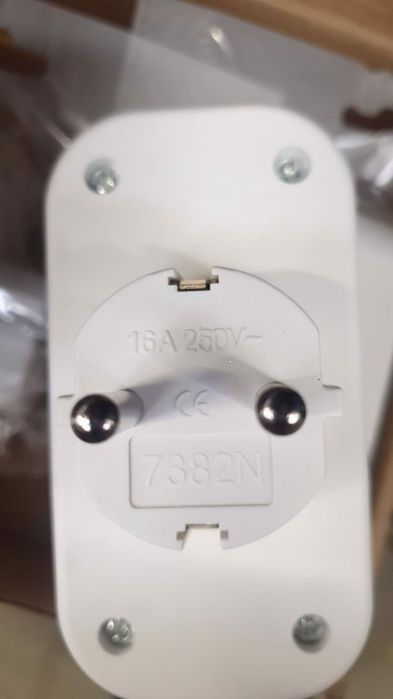 rozgałęźnik adapter 2 w 1 gniazda 3 szt