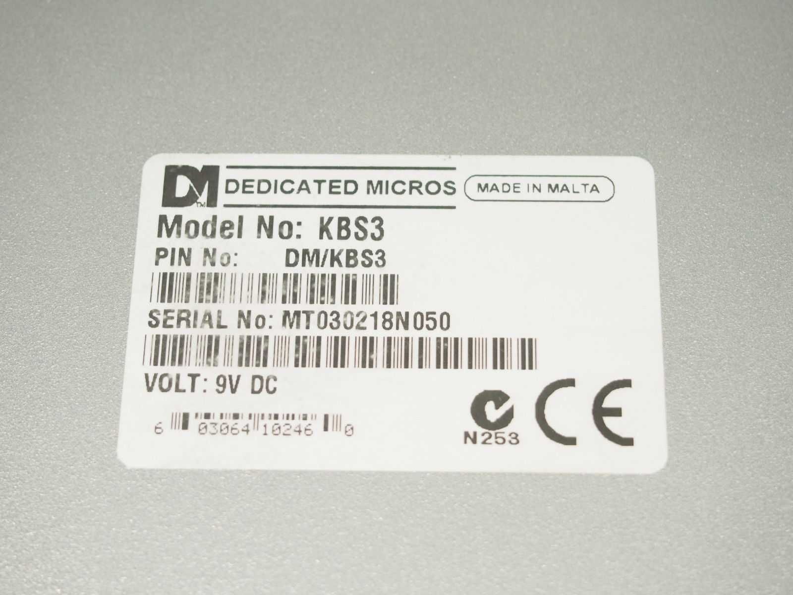 Dedicated Micros KBS3 RS-485 PTZ централь управл. поворотными камерами
