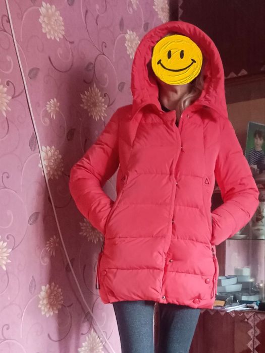 Суперская тёплая куртка,зима -осень.Размер 42(S-M).