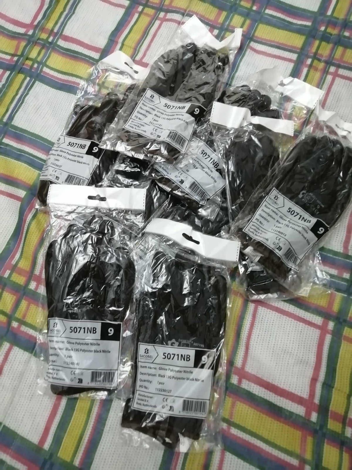 luvas de trabalho