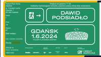 Dawid Podsiadło - 2x bilet trybuny na koncert Gdańsk 01.06.2024