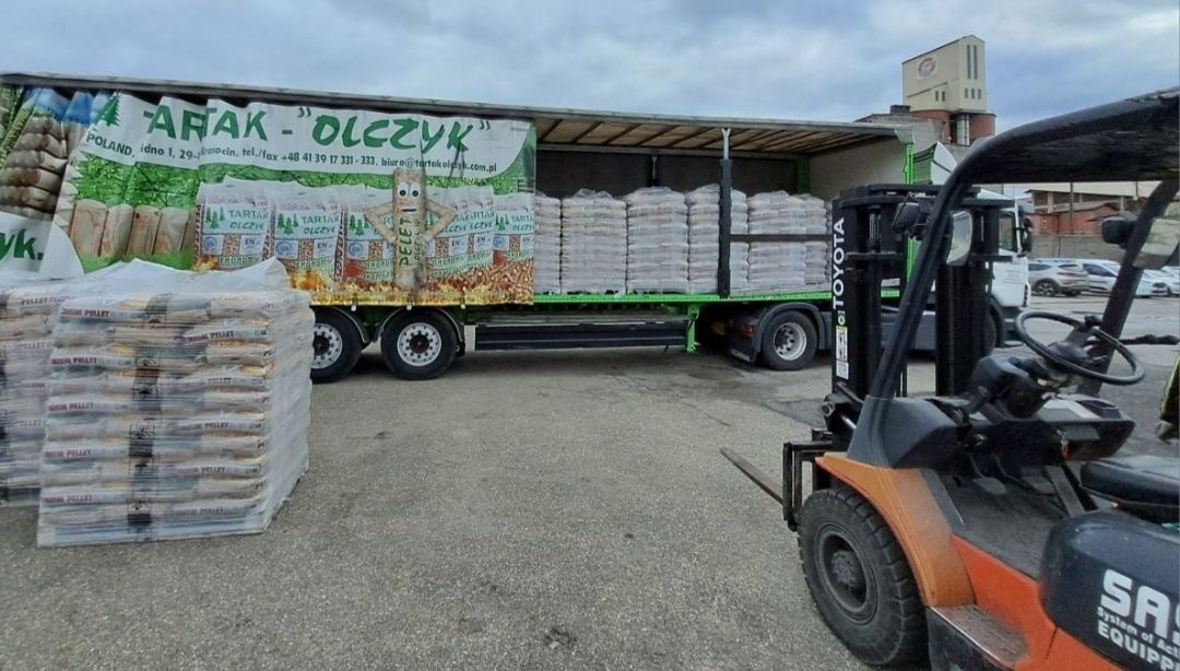 Pellet pel Olczyk Ledziny 18,57zł możliwość transportu oraz wniesienia