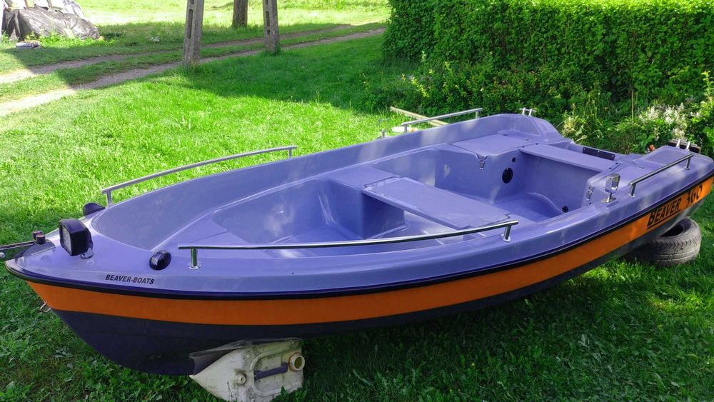 Łódka wędkarska, łódź wiosłowo-motorowa Beaver 360