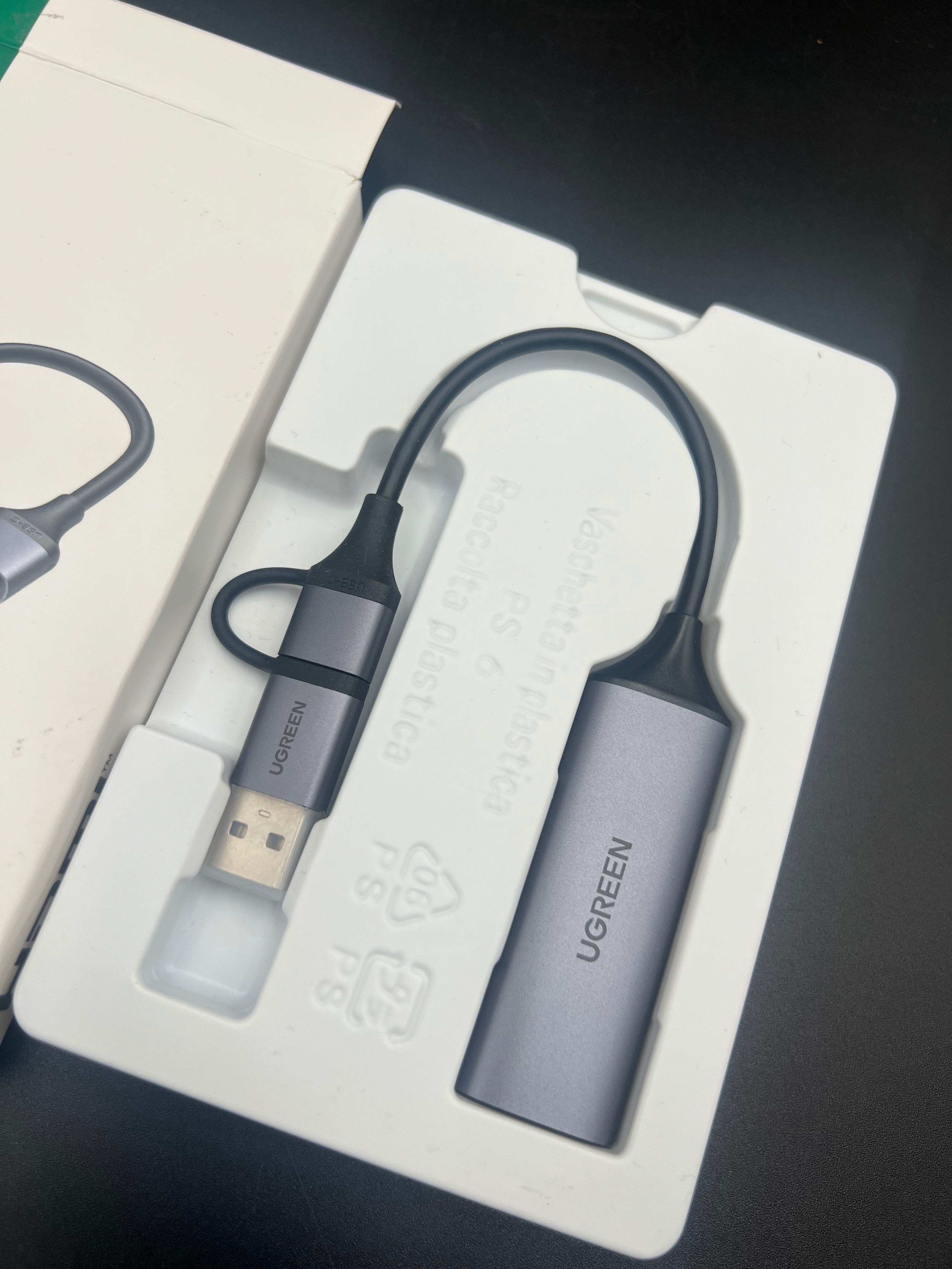 Karta port Ugreen USB-A, usb-C hd USB video