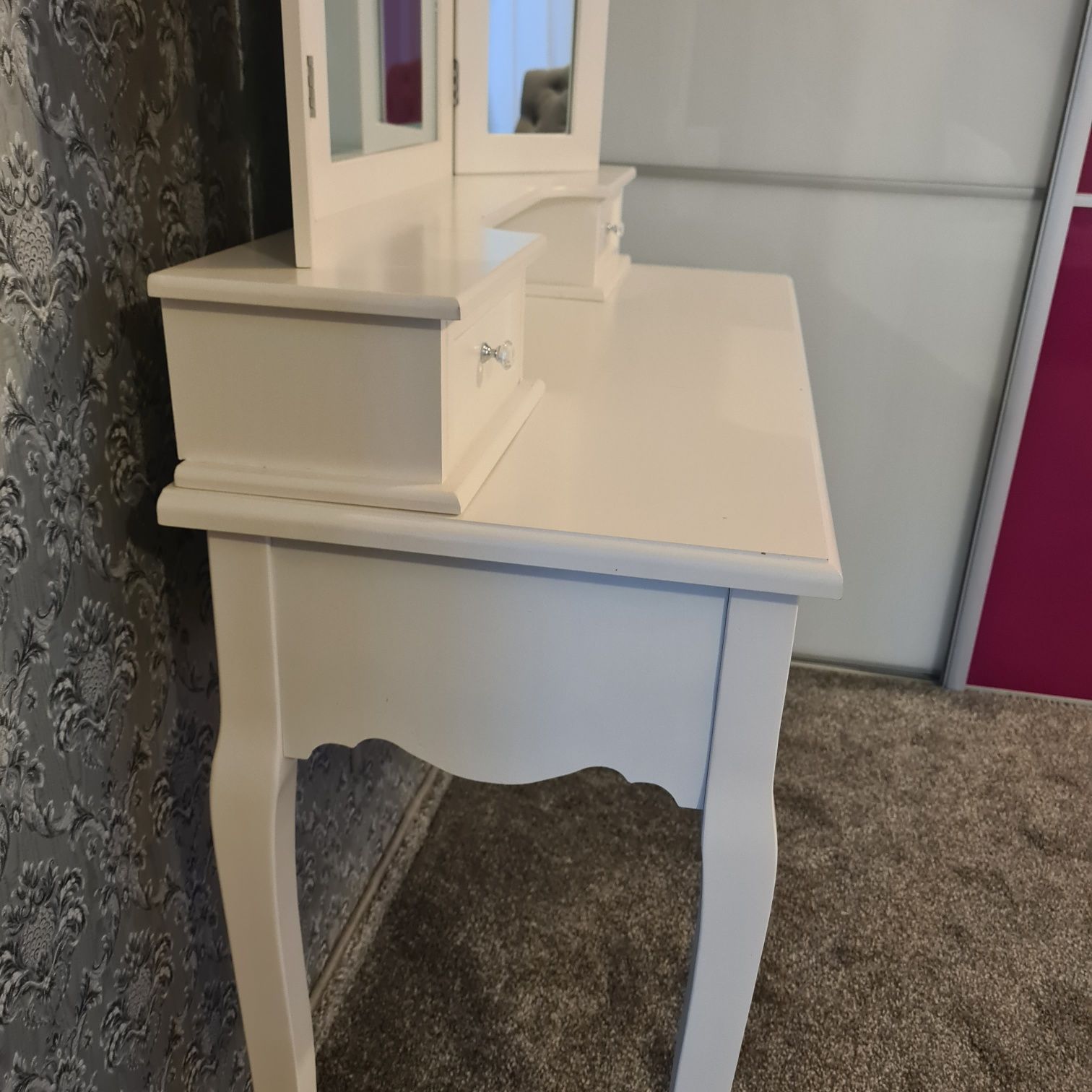 Toaletka biała/ecru