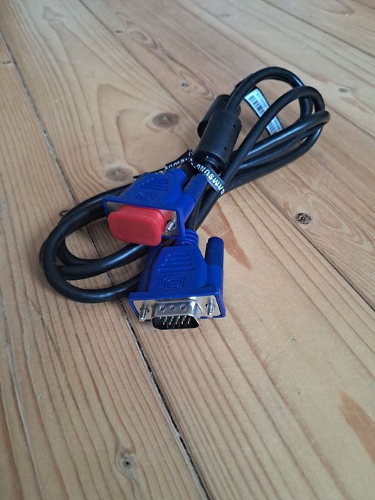 Кабель VGA-VGA / 3M (2898) з феритами / ЧорнийКабель VGA-VGA