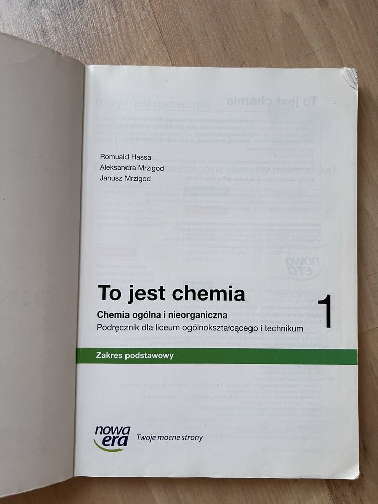 To jest chemia 1