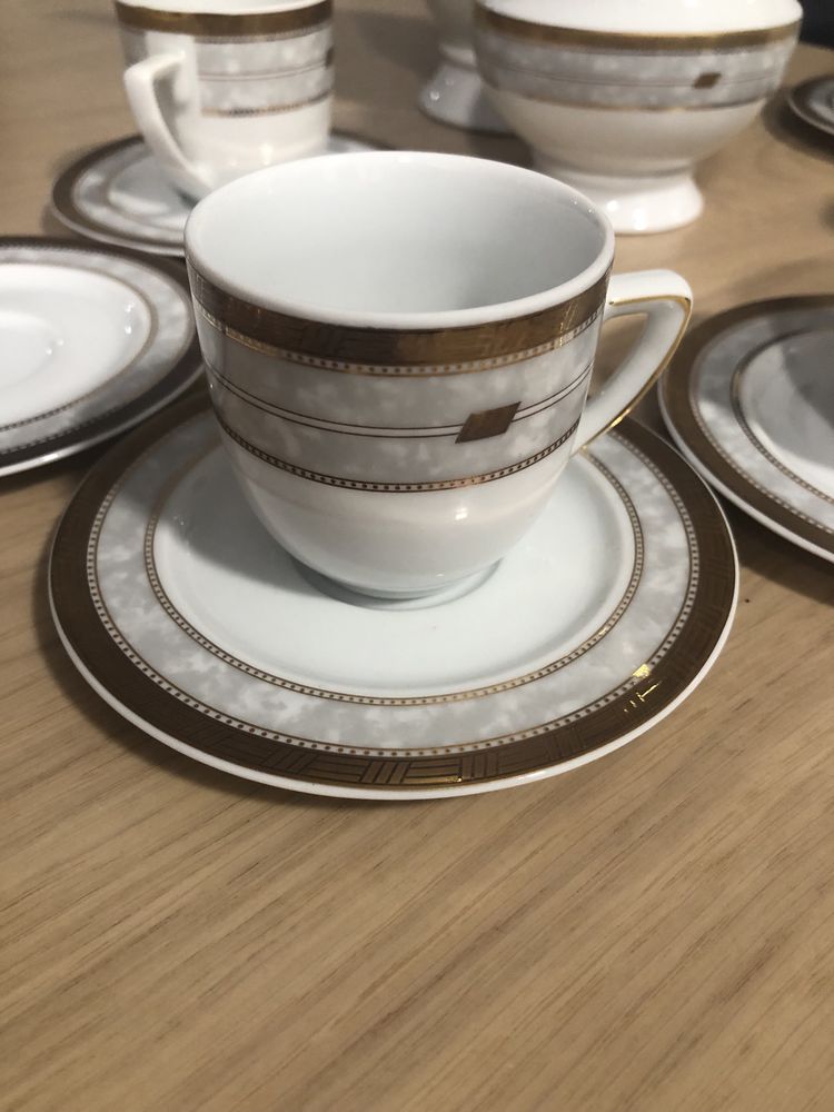 Serviço de café porcelana fina SMCS