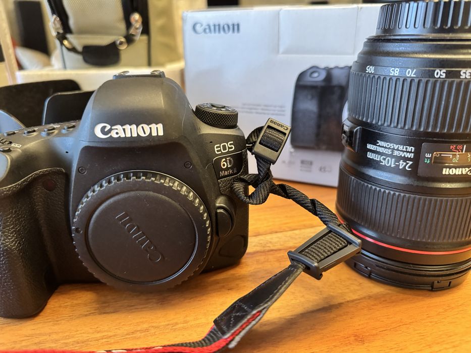 Kit canon 6D mark II com 2 lentes