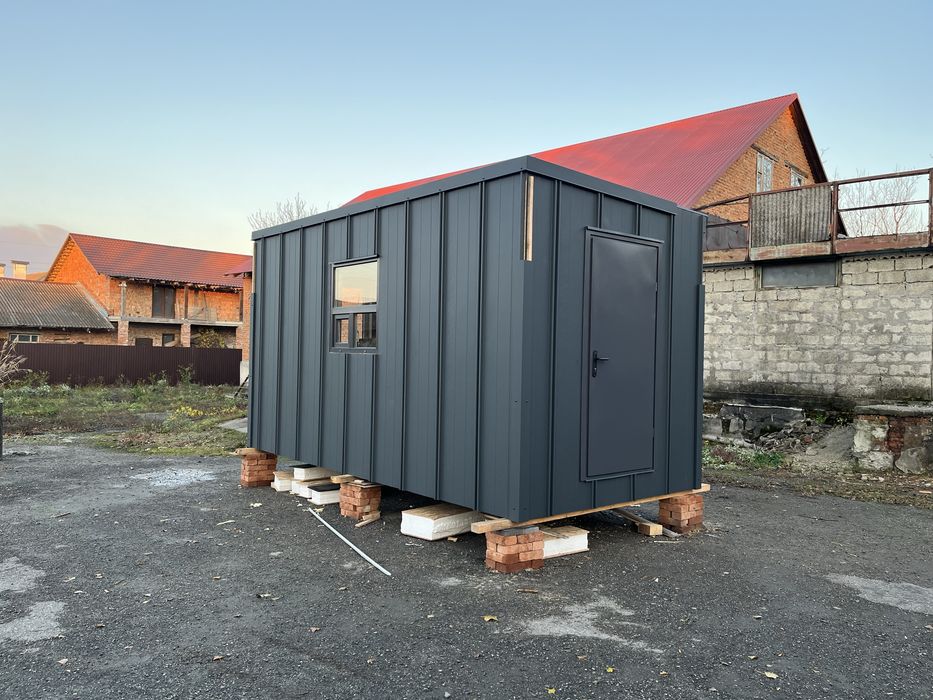 Побутівка, вагончик, блок-контейнер 5×2,45 | SIP панелі 160 мм