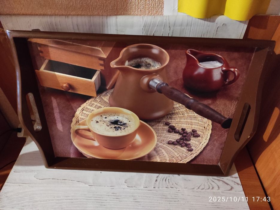 Поднос кухонный с ручками