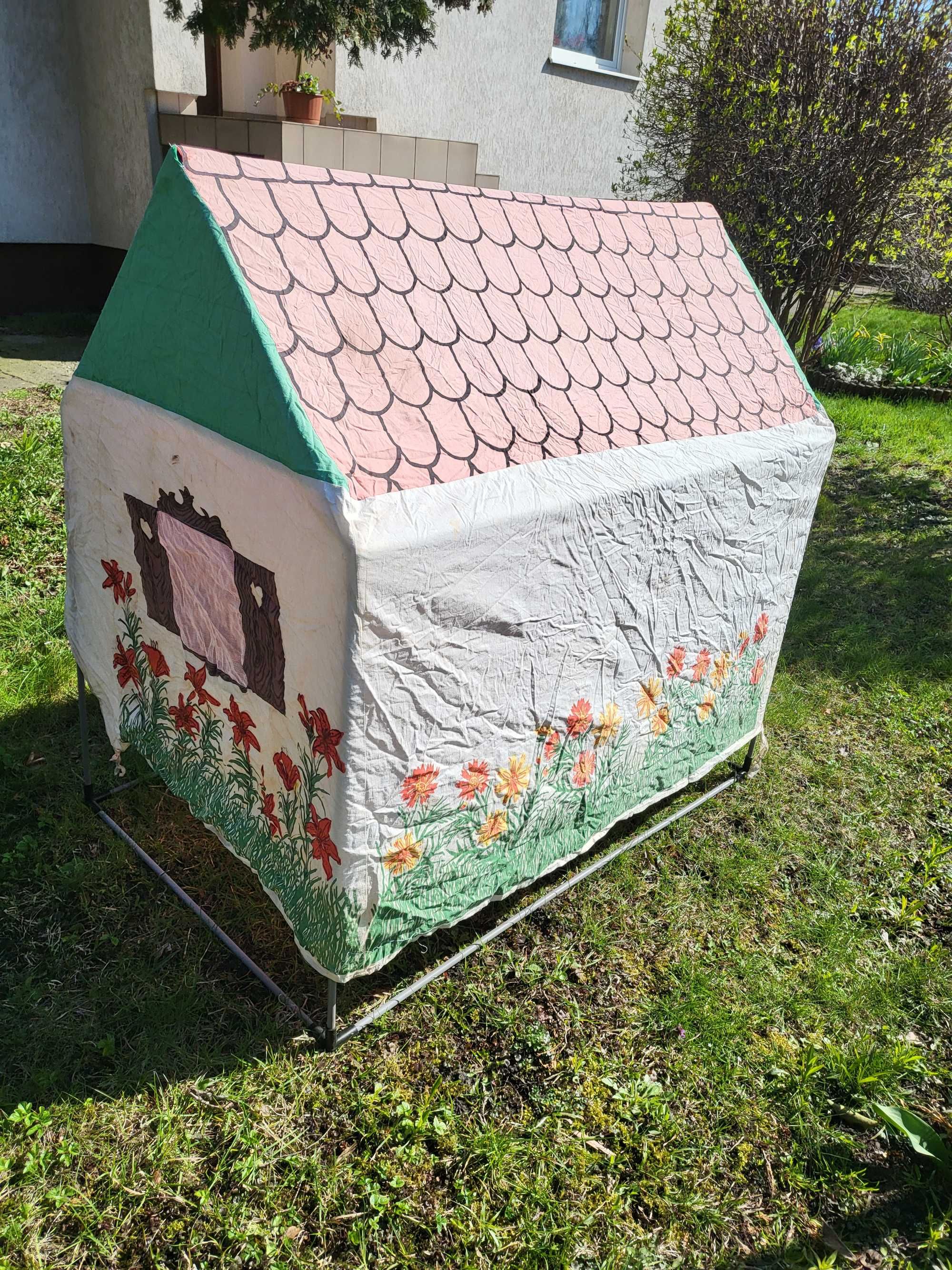 Domek namiot dla dzieci dziecięcy ogrodowy do pokoju PRL