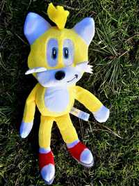 Maskotka pluszak brelok żółty Sonic Tails Miles nowy