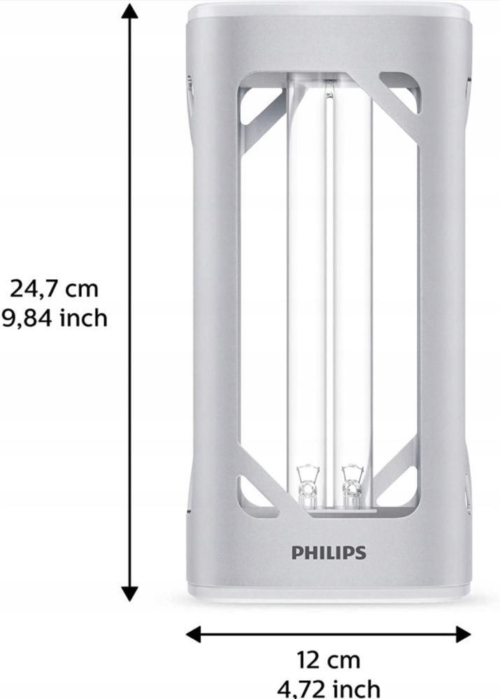 Lampa do dezynfekcji Philips UV-C 24 W biała