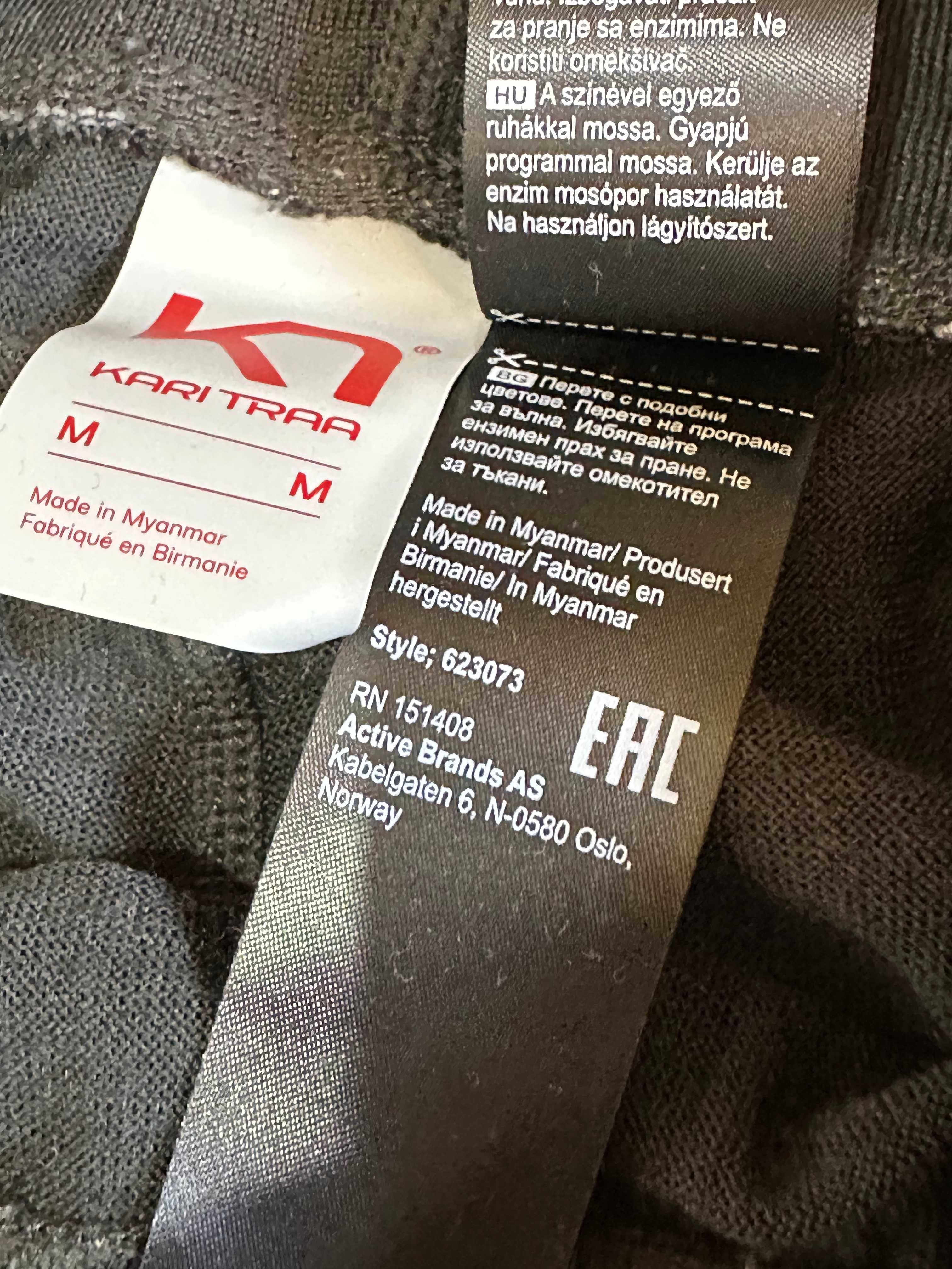 Kari Traa damskie legginsy getry termoaktywne w góry na narty MERINO M