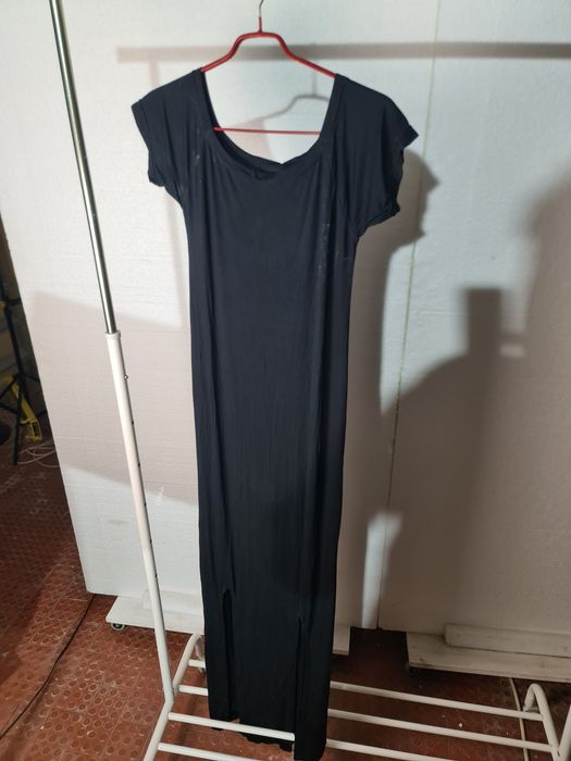 Vestido longo de senhora preto - novo