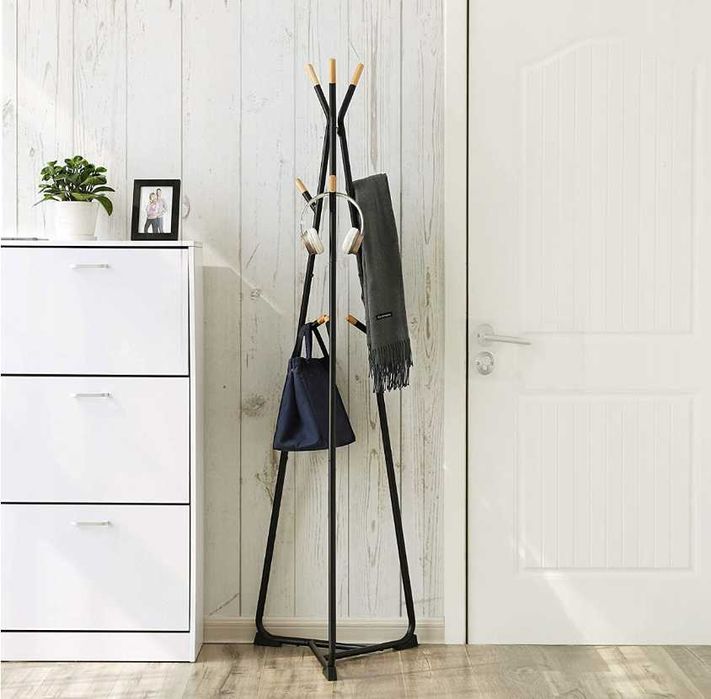 Stabilny Wieszak Podłogowy Stojący Loft Na Ubrania | WYPRZEDAŻ -20%