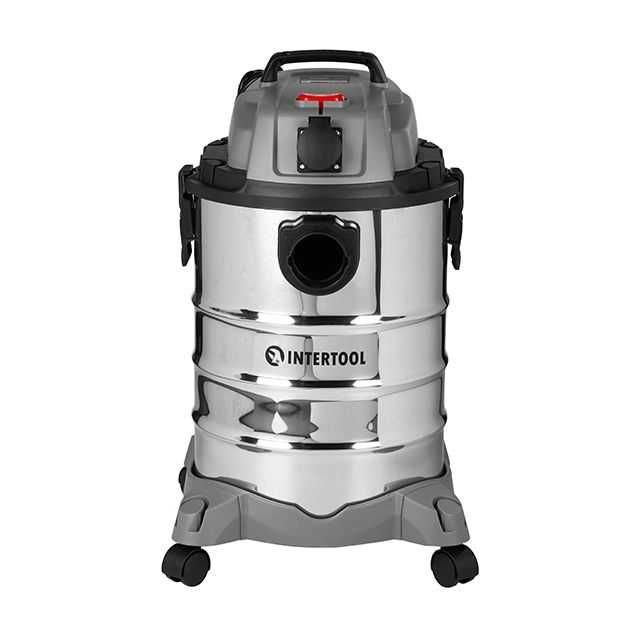 Пылесос строительный INTERTOOL DT-1030 (1.4 кВт, 30 л, 17кПа, розетка)