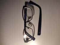 Okulary metalowe granatowe -1.5 dioptri