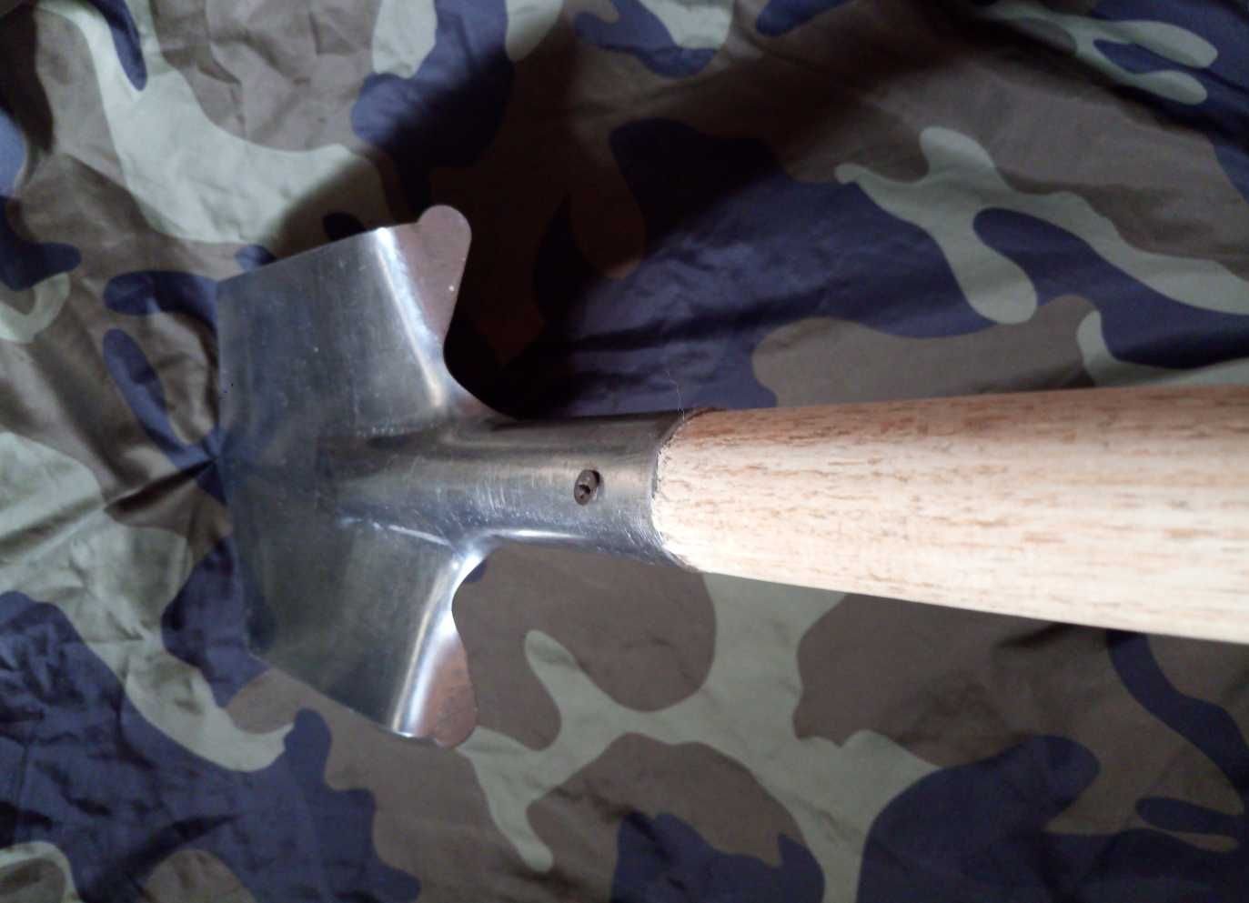 Лопата саперная тактическая с темляком боевая лопатка нержавейка 2 мм