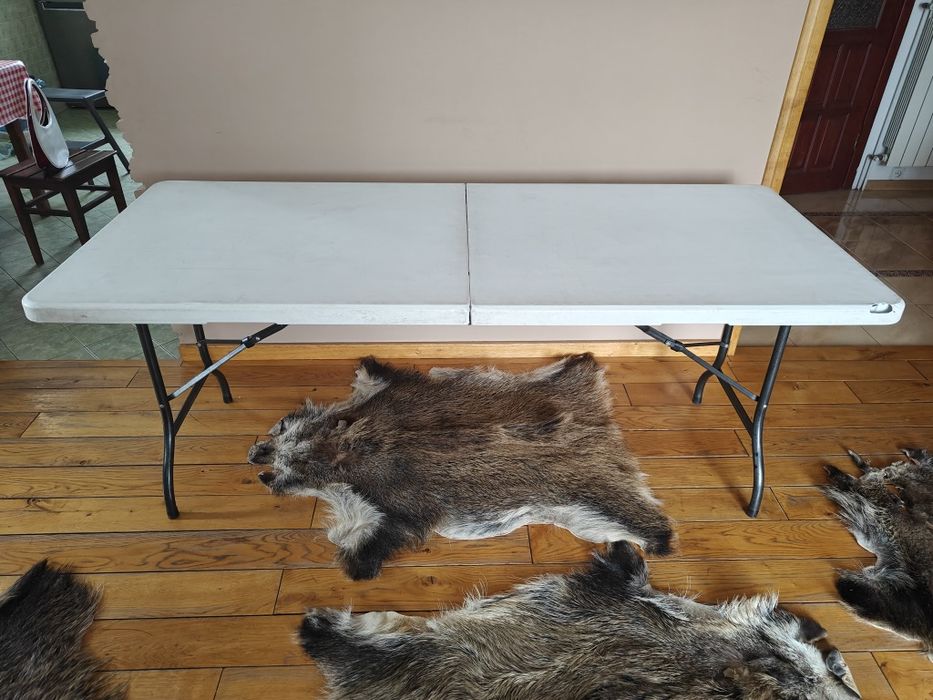 Stół cateringowy 180x75cm plus 6 krzeseł