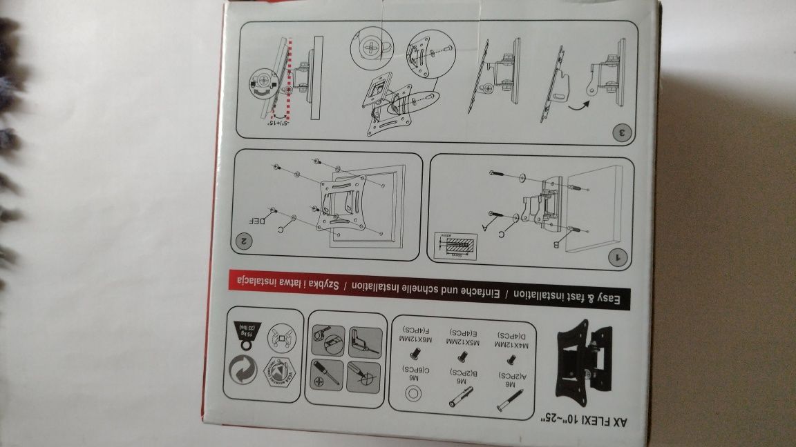 Uchwyt do telewizora lub monitora
