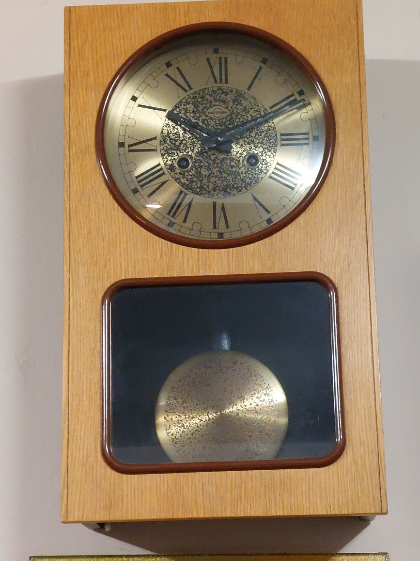 Kolekcja PRL stary zegar ścienny  wahadło Merton