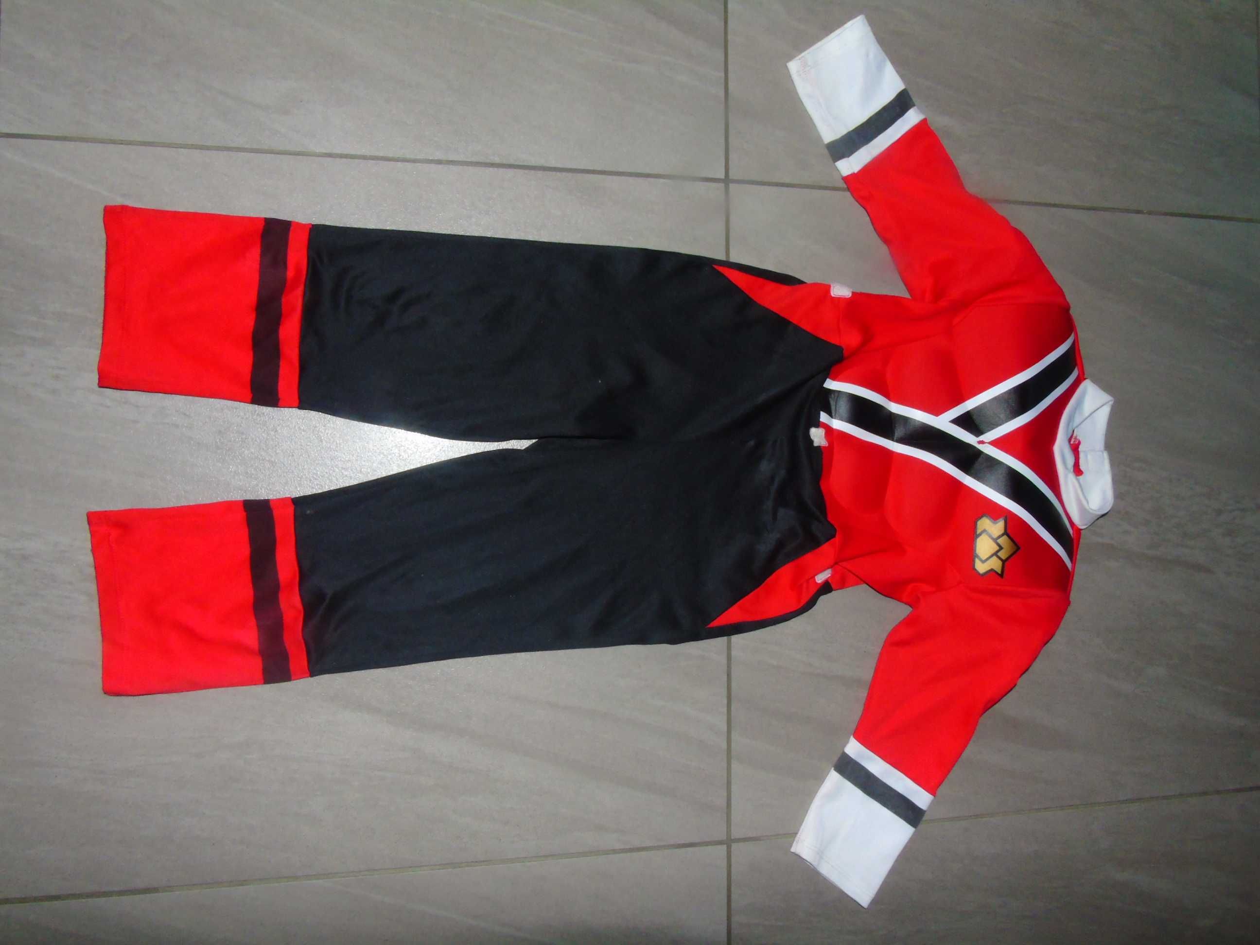 Strój Red Power Rangers 5-6 lat